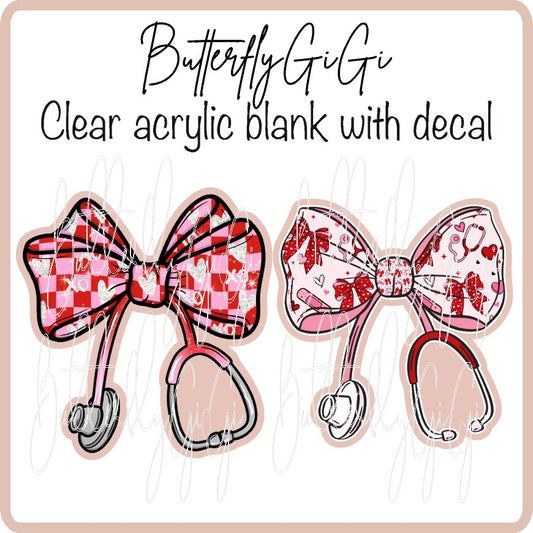 XOXO Healing Hearts Stethoscope Bow