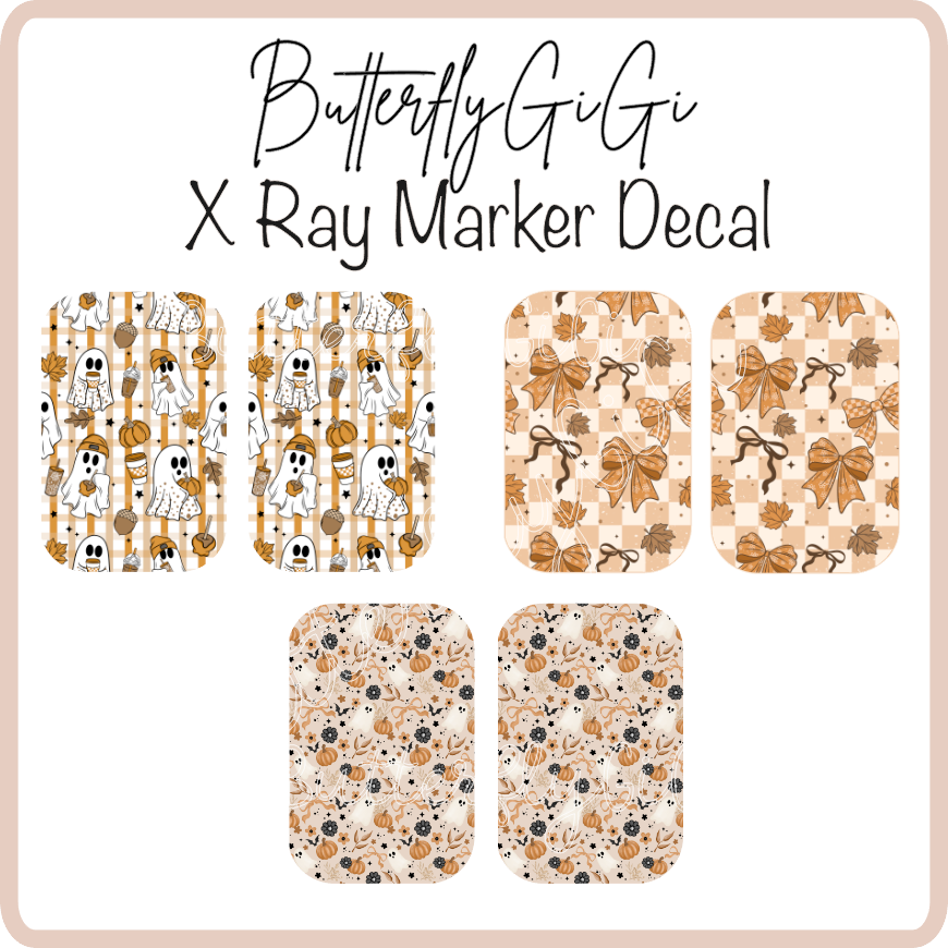 Fall  Xray Markers Decal