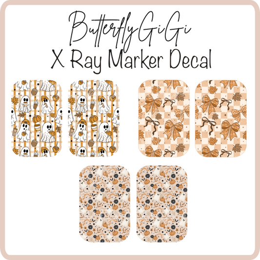 Fall  Xray Markers Decal