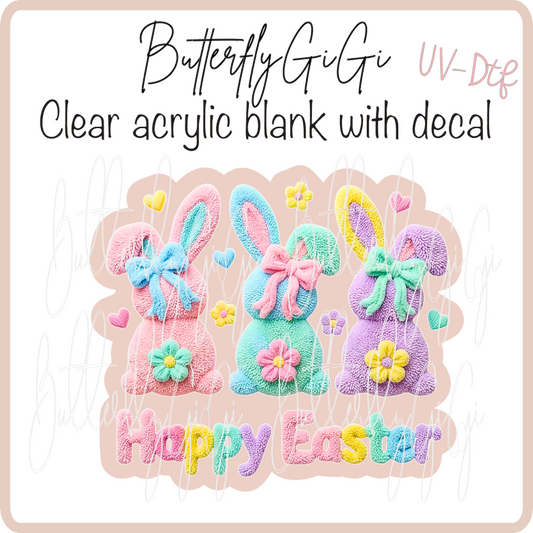 Yarn Happy Easter UvDTF