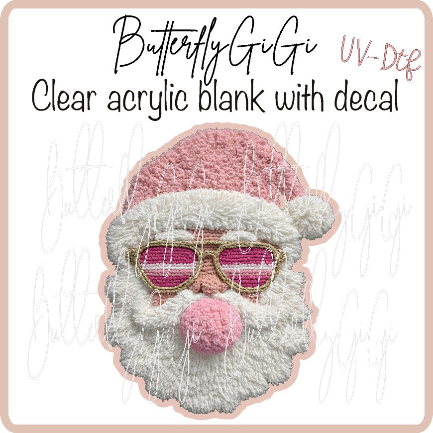Yarn Santa UV DTF