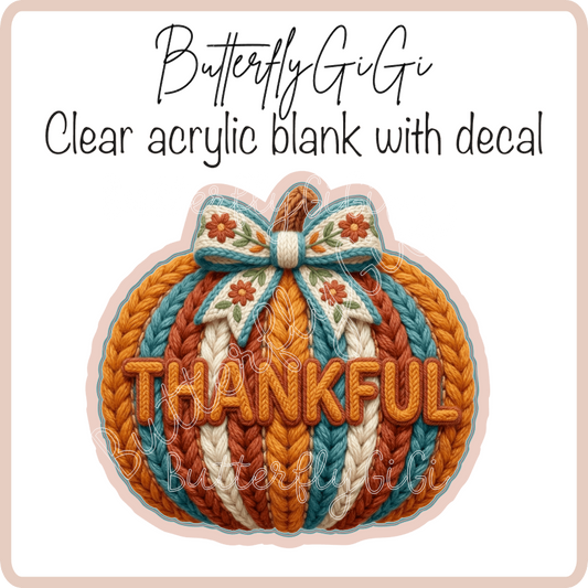 Yarn Thankful Pumpkin