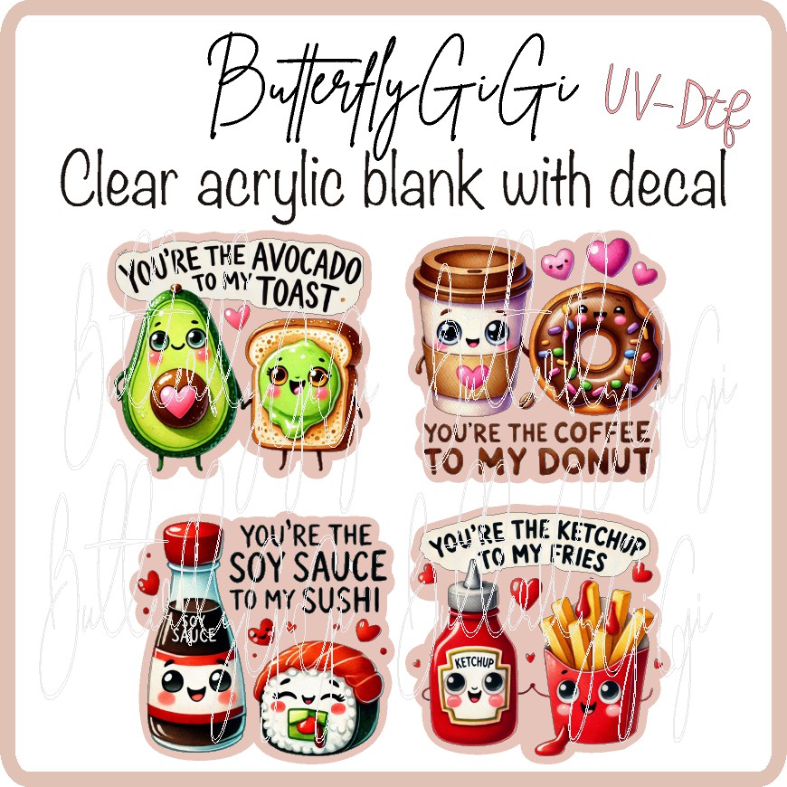 You're the to My Valentine UV DTF